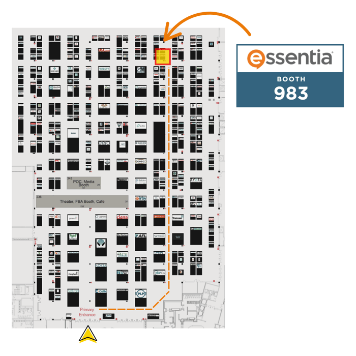 tradeshows 2025 Floor plan map booth location